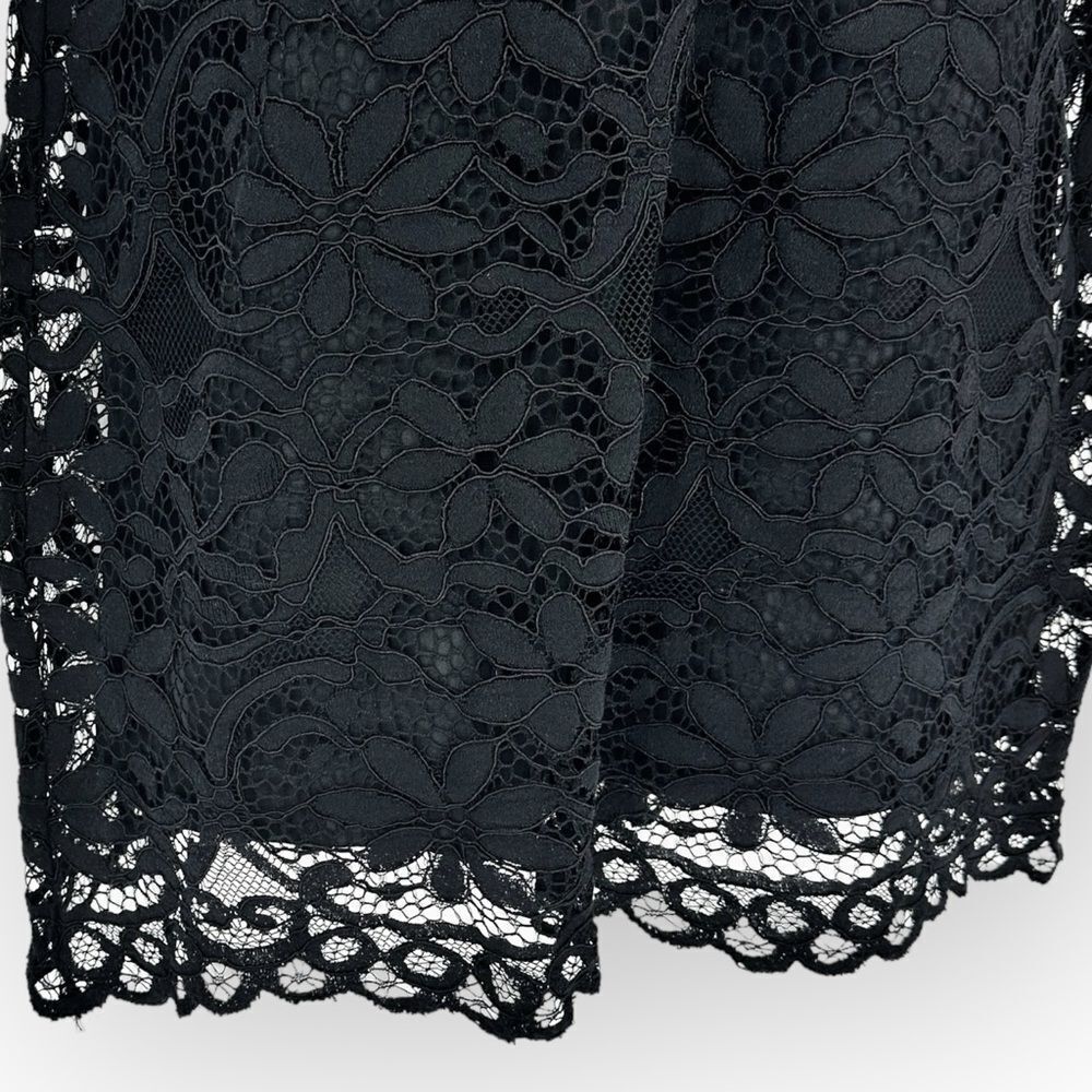 BB DAKOTA NWT LITTLE BLACK DRESS LACE OVERLAY WITH LINING - Picture 3 of 10